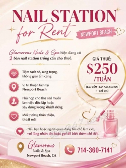 Cần Thợ Nails Ở NEWPORT BEACH, California