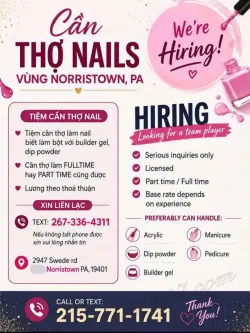 Cần Thợ Nails Vùng Norristown, Pennsylvania - Bột, Tay chân nước, Dip