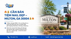 Sang Tiệm Nail Khu Milton, Georgia – Rent $10,000/tháng