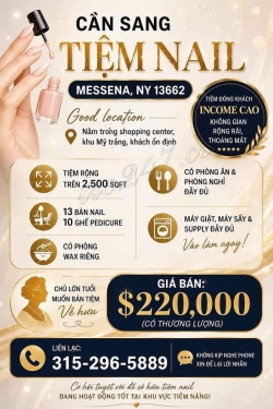 Sang Tiệm Nail Khu New York, New York