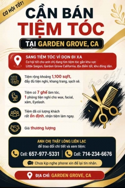 Sang Tiệm Nail Tại Garden Grove, California