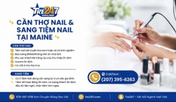 Sang Tiệm Nail Tại Maine