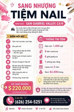Sang Tiệm Nails California