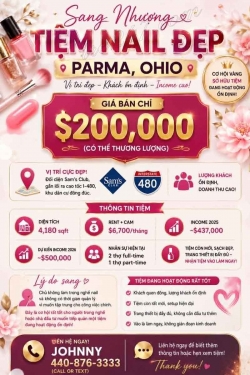 Sang Tiệm Nails Parma, Ohio