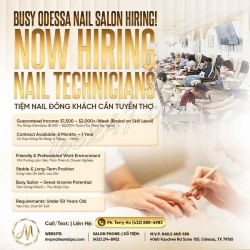 Tiệm Nail Cần Thợ Tại Odessa, Texas – Thợ Nail
