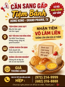 Tiệm Nail Sang Lại Tại Grand Prairie, Texas