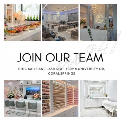 Tuyển Thợ Nail Coral Springs, Florida – ổn định