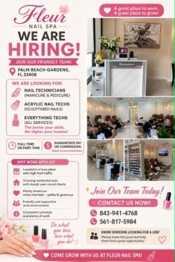 Việc Làm Nail Tại Palm Beach Gardens, Florida – Cần Thợ bột, Everything